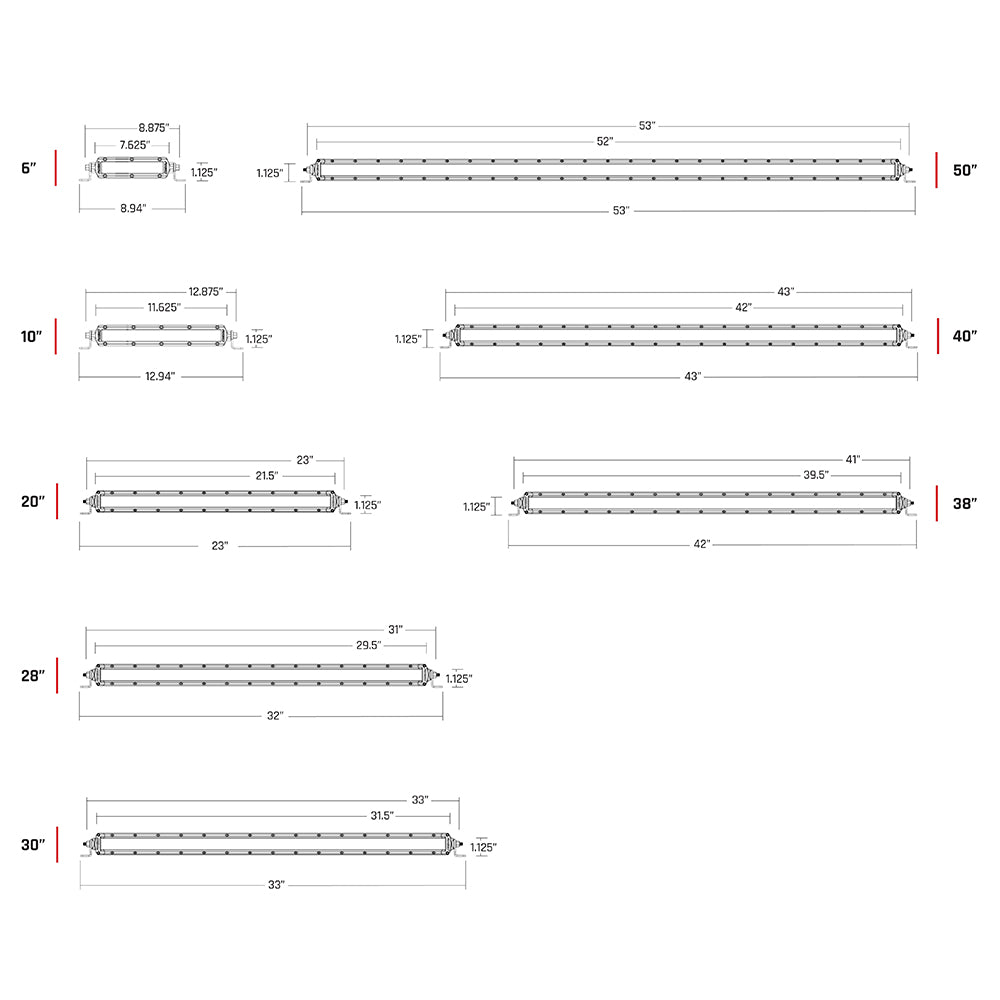 Projecteur combiné RIGID Industries SR-Series PRO 40" - Blanc