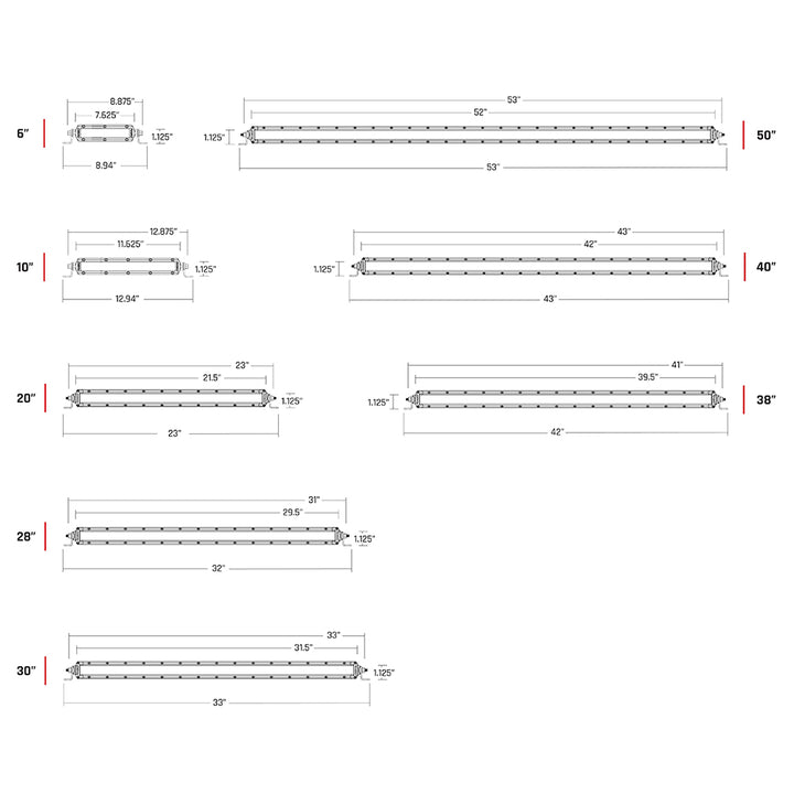 Projecteur combiné RIGID Industries SR-Series PRO 40" - Blanc