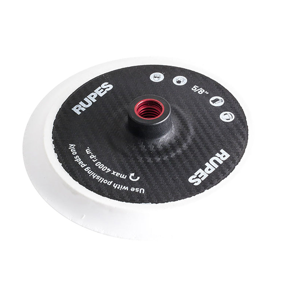 Plateau de support RUPES 165 mm/6,5" Velcro avec filetage femelle 5/8"