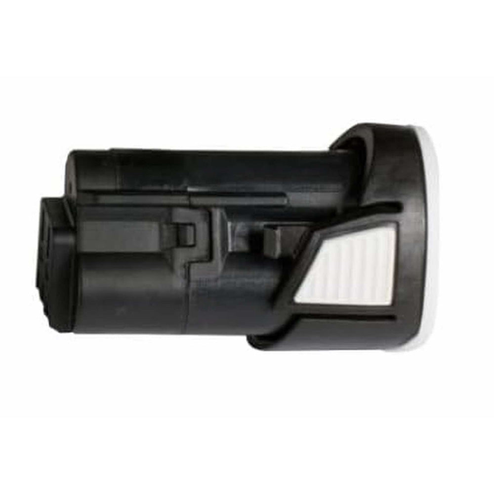 RUPES iBrid Nano rechargeable power pack for cleaning, 10.8V, 2Ah, compact battery with charging port.
