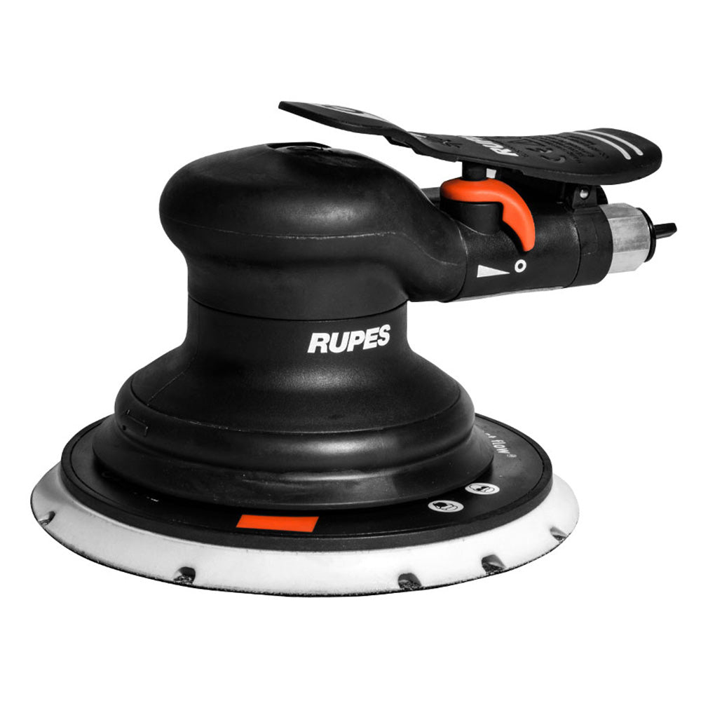 RUPES Random Orbital Palm Pneumatic Sander with 150mm pad and 3mm orbit, Skorpio III non-vac model for polishing and finishing tasks