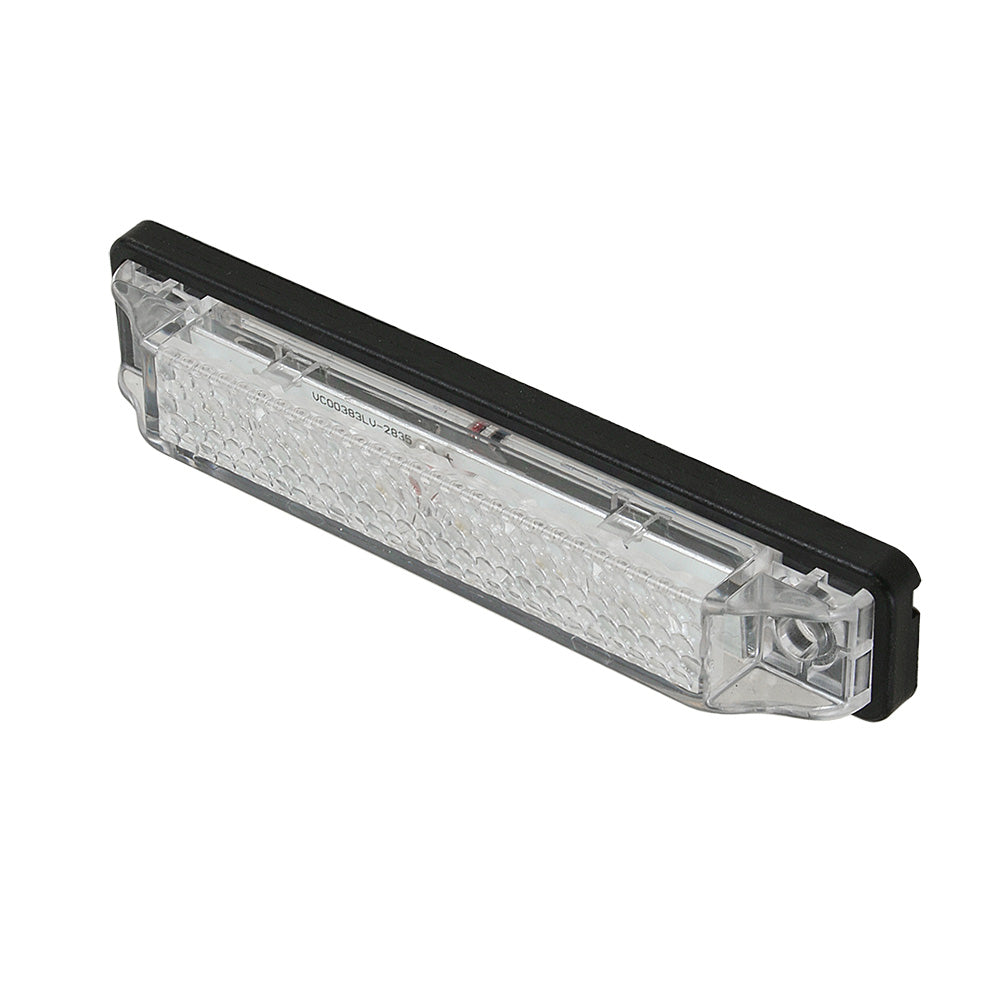 Scandvik 4-inch white LED light strip with gasket, 12V electrical accessory for marine or RV lighting applications