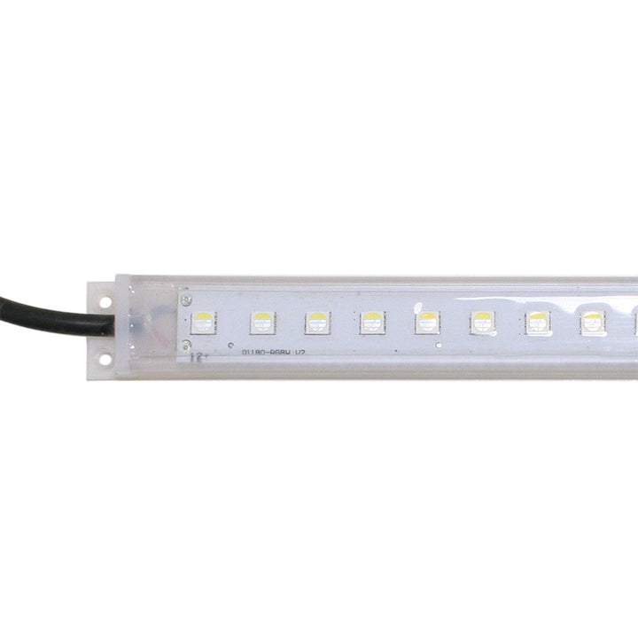 Scandvik 8-inch Scan-Strip RGBW LED light accessory with four color options, designed for marine or boat lighting.