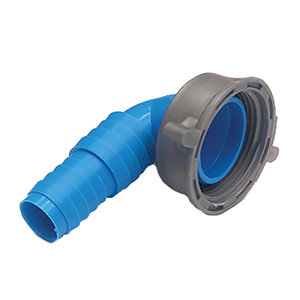 Scandvik flexible adapter for plumbing, 1-1/2 inch female to 3/4 inch connections, durable accessory for water fittings.