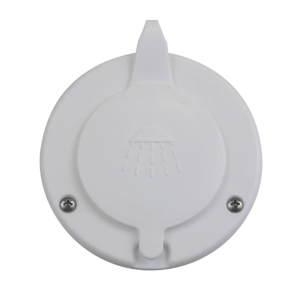 Scandvik white container cap accessory for PNs 10055, 10275, 10298, and 10826, designed for boat and marine equipment.