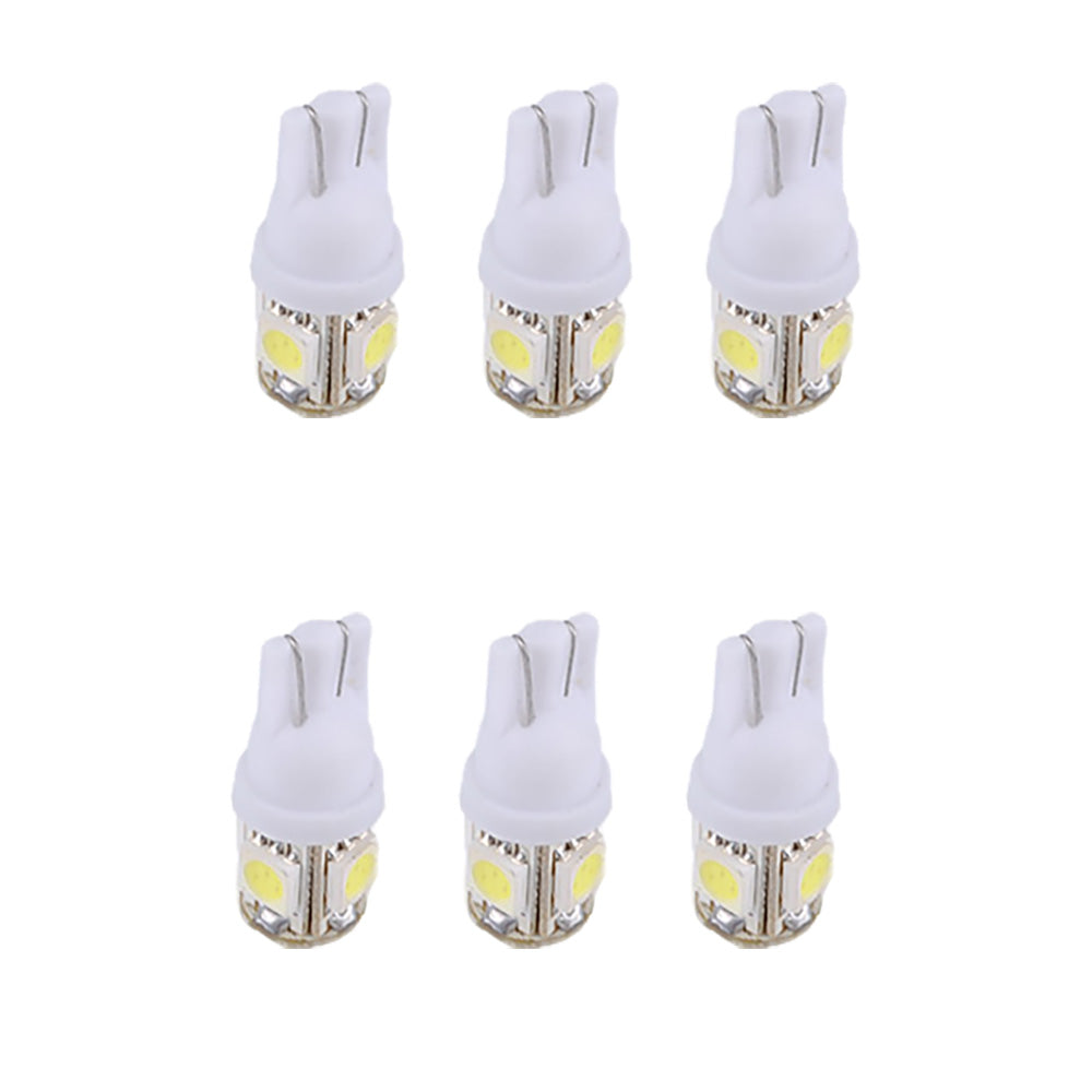 Set of six Scandvik 41159 warm white bulbs, energy-efficient LED bulbs suitable for home or marine lighting.