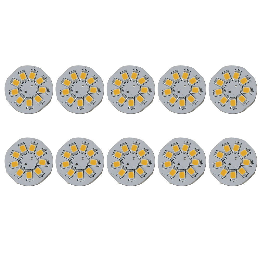 Set of 10 Scandvik 41165 warm white bulbs for lighting, featuring energy-efficient design and easy installation.