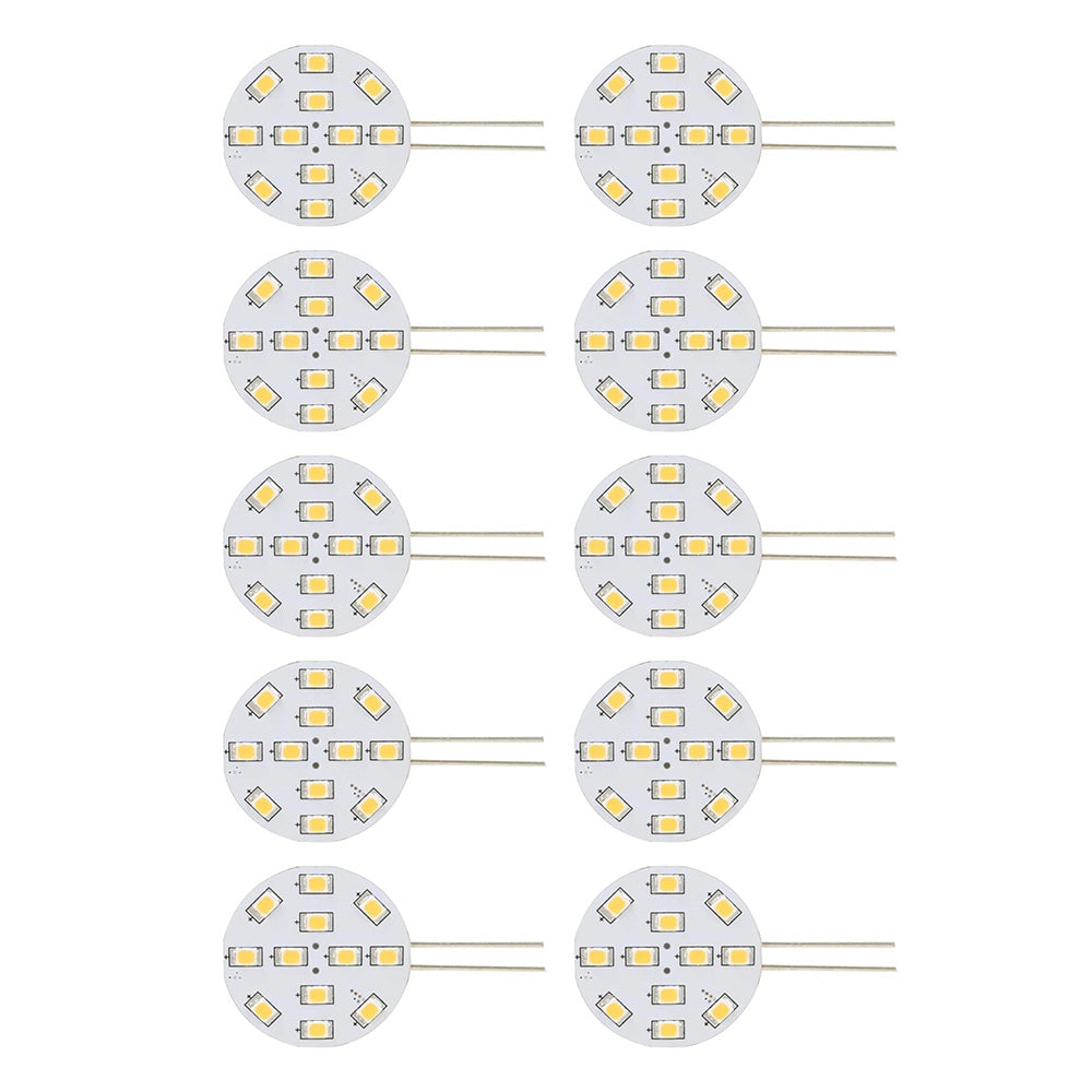 Scandvik 41168 Bulb Cool White 10-Pack, energy-efficient LED bulbs for home or marine lighting.