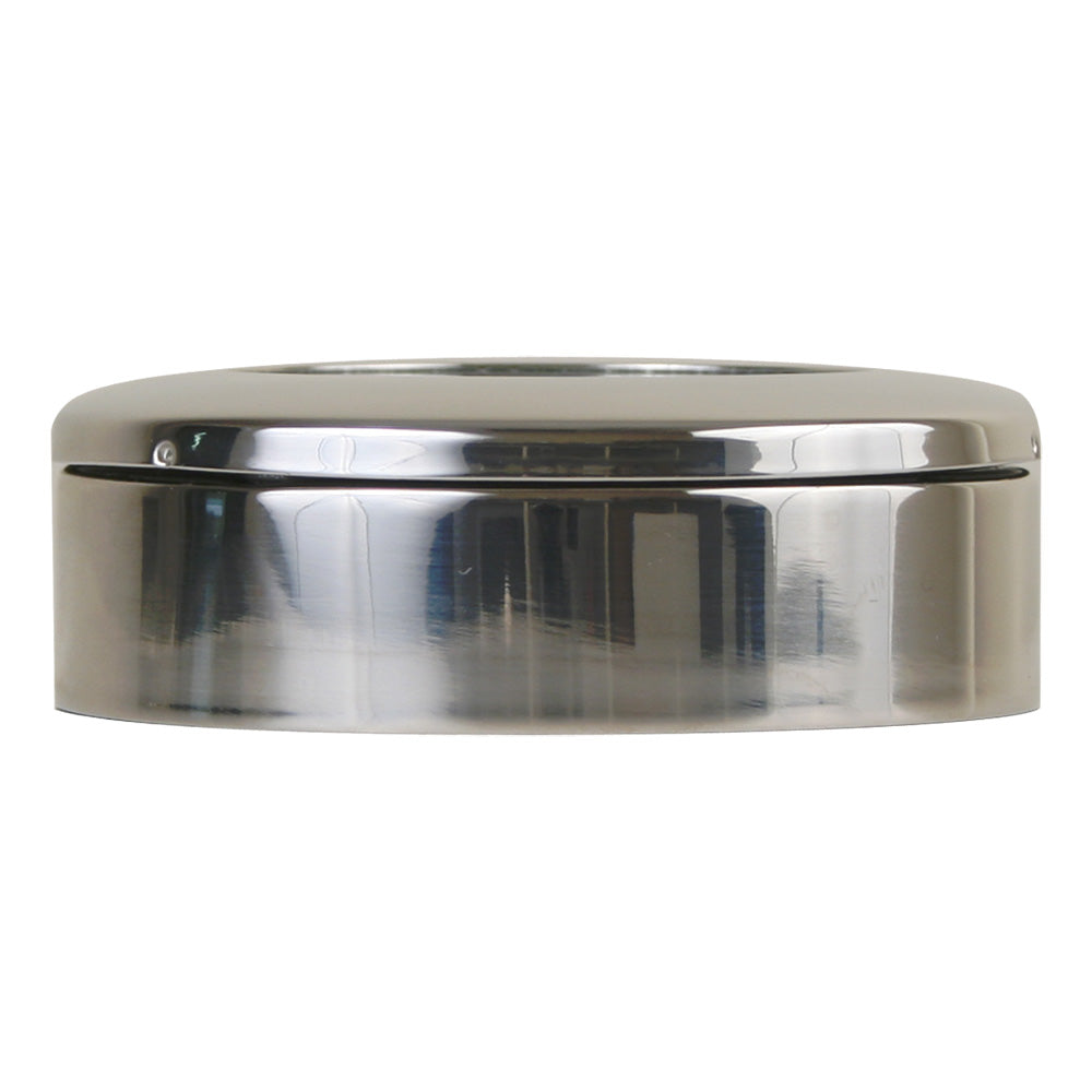 Scandvik A3 downlight surface and flush mount dome light in stainless steel finish, designed for ceiling lighting.