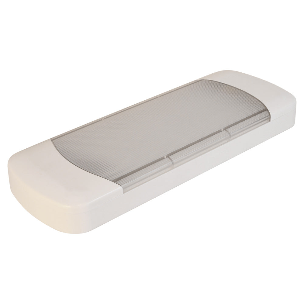 Scandvik engine room courtesy light, surface and flush mount interior light with clear lens and durable housing.