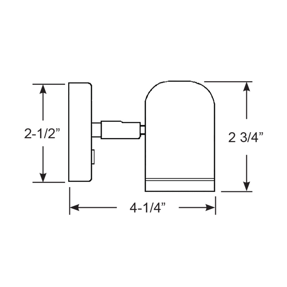 Scandvik LED brass reading light for interior or courtesy use, 10-30V, mounted on wall, with brass finish and modern design.