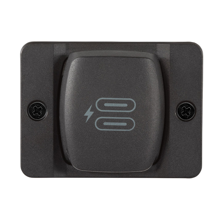 Scanstrut Flip Pro Max dual USB-C charge socket accessory with sleek design and multiple charging ports for marine or outdoor use.