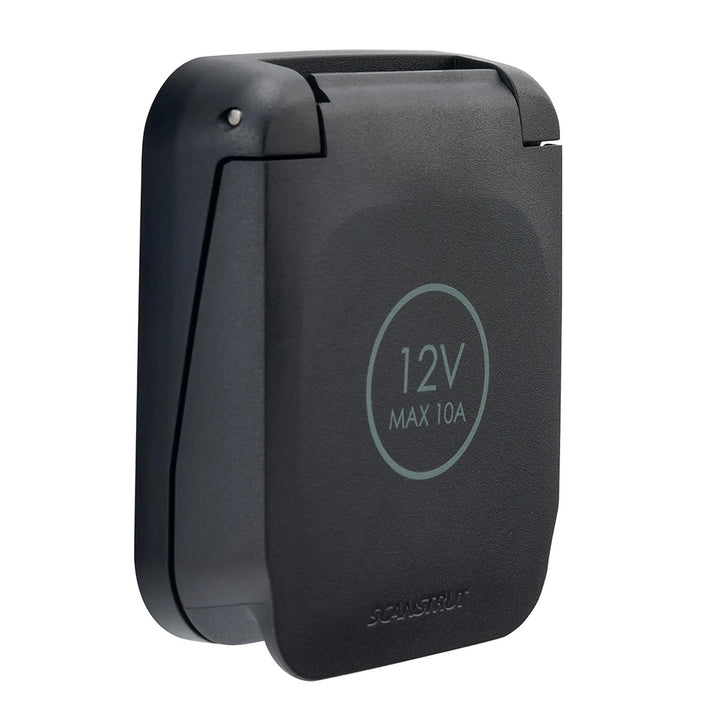 Scanstrut Ventura Series 12V Power Outlet accessory with waterproof design for marine or automotive use.