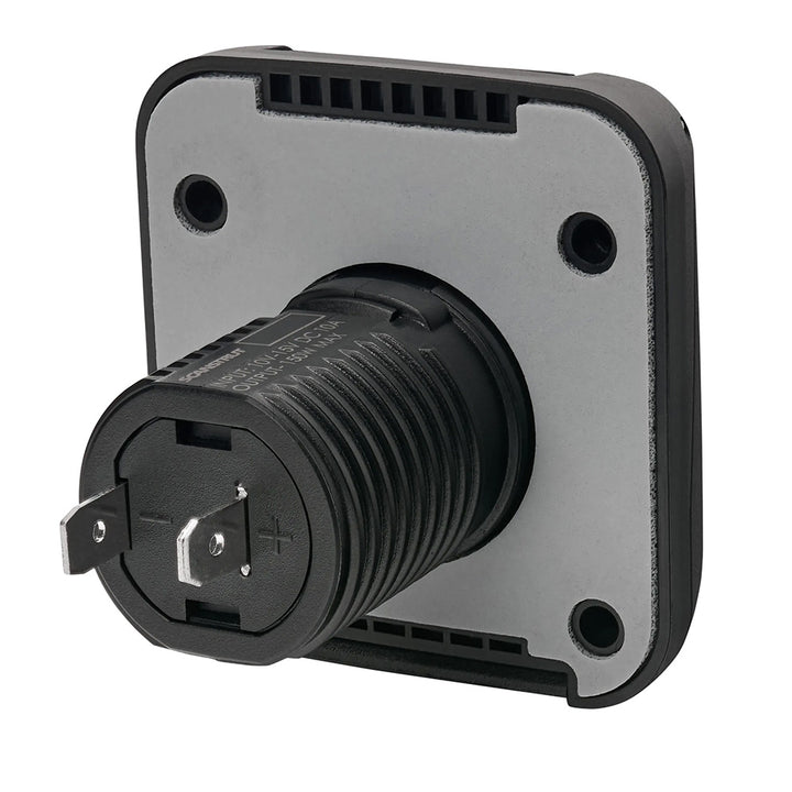 Scanstrut Ventura Series 12V Power Outlet accessory with weatherproof design and durable build for marine or vehicle use.