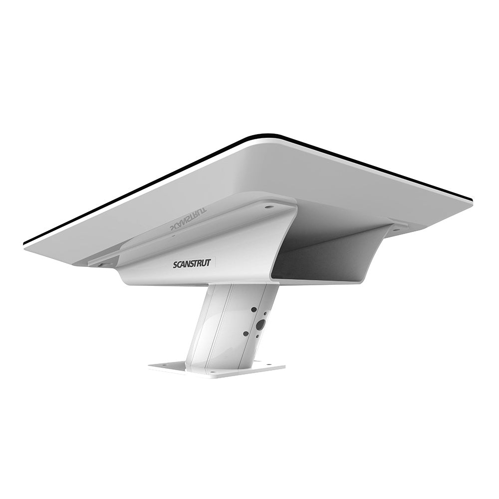 Scanstrut 6-inch aluminum PowerTower mount for Starlink, radar and TV mounting, sturdy marine-grade aluminum construction.