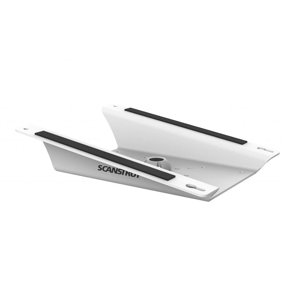 Scanstrut 8-inch aluminum wedge mount for Starlink radar and TV antennas, durable marine-grade radar and TV mounting solution