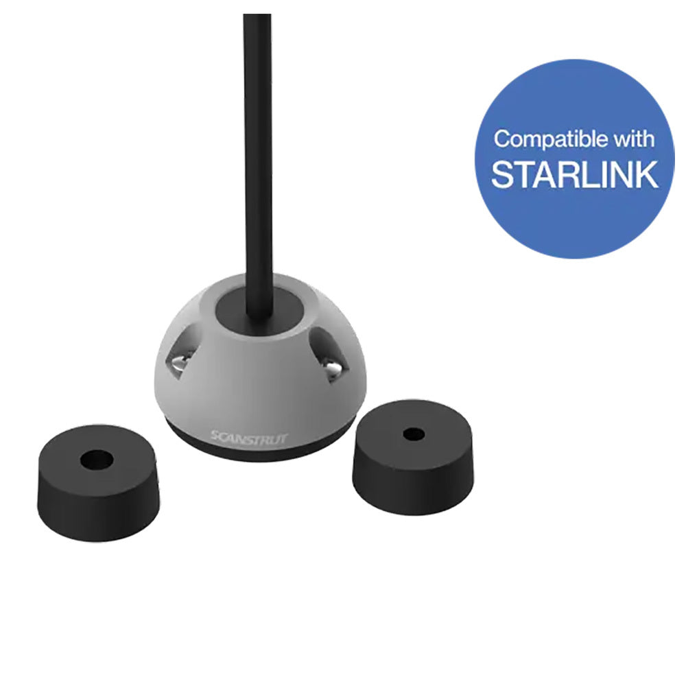 Scanstrut DS16-SL Starlink compatible cable seal in grey for wire management, with a secure, weatherproof design.