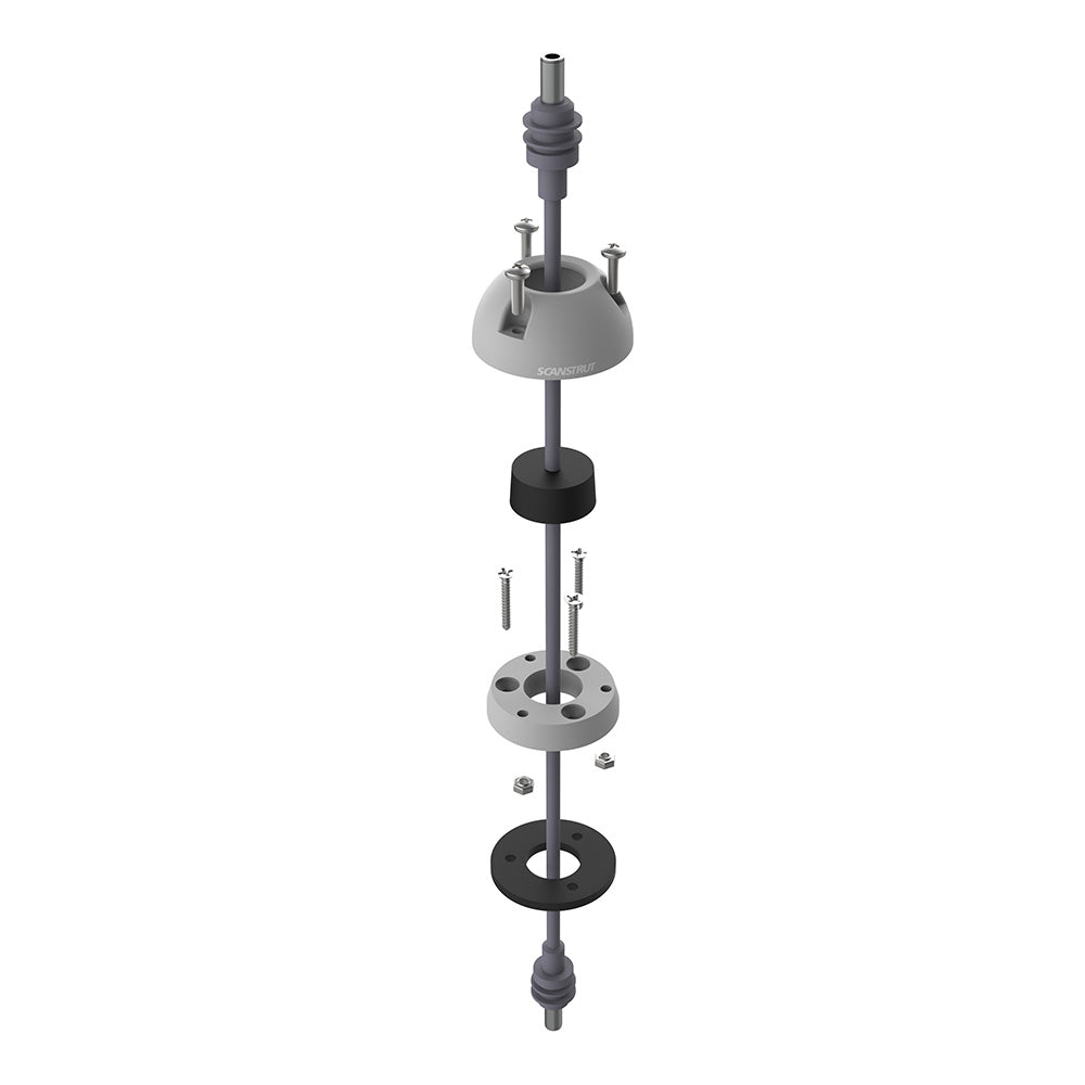 Scanstrut DS16-SL Starlink-compatible cable seal in grey for wire management, showing a durable, weatherproof cable sealing solution.