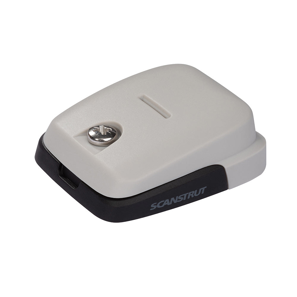Scanstrut Horizontal Double-Entry Cable Seal in grey for wire management, showing the sealed entry points for cables.
