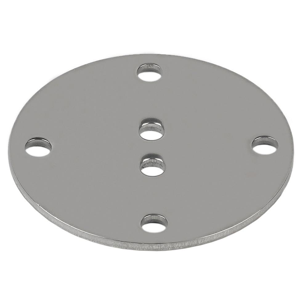 Schaefer Marine backing plate for hardware model 704-02-62, durable metal support component for sailing rigging.