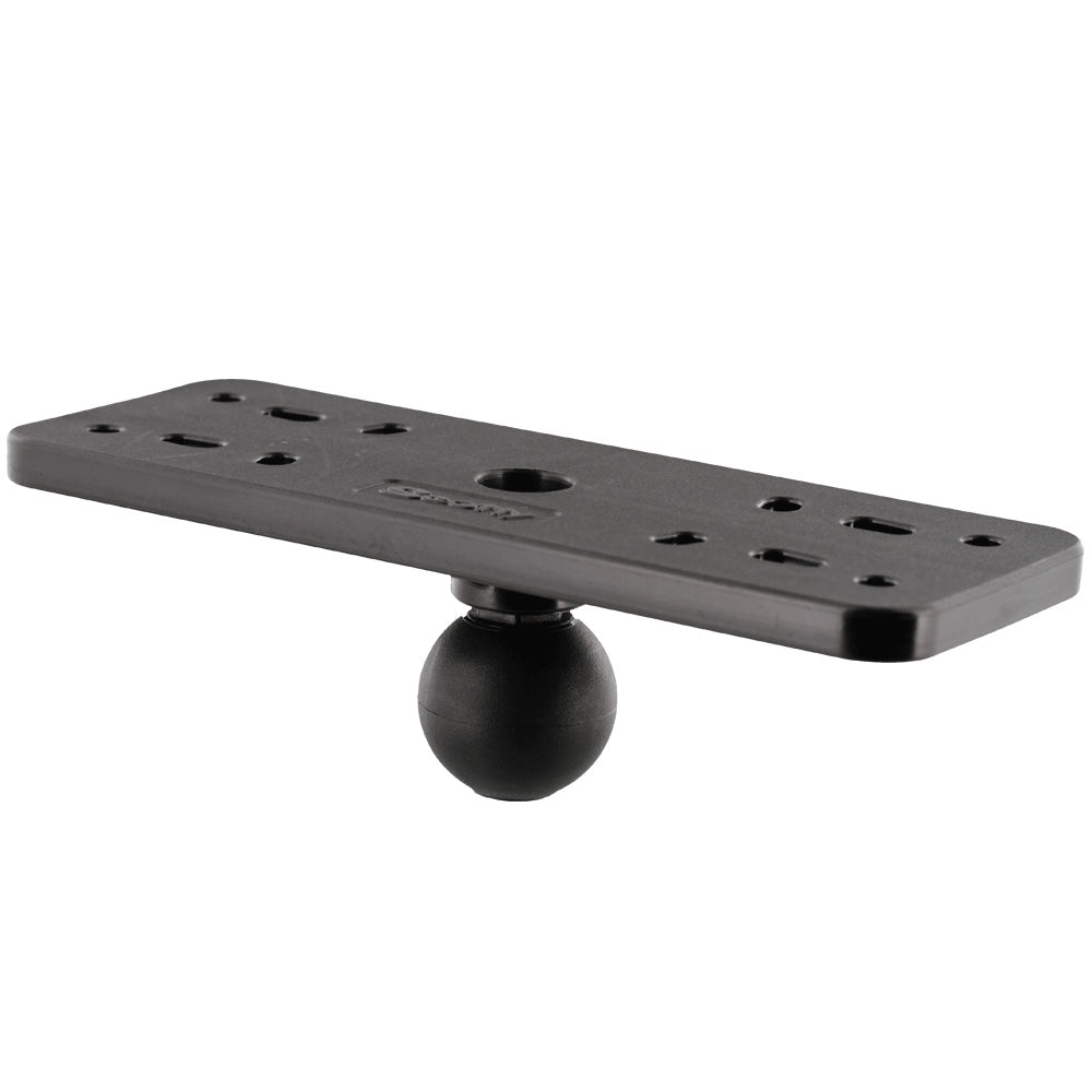 Scotty 165 1.5 Ball System Top Plate accessory for fishing rod and reel setups, featuring durable construction and secure mounting.