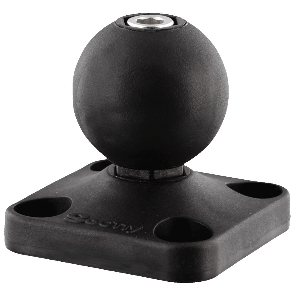 Scotty 166 1.5 Ball System Base accessory for fishing rod setups, featuring durable construction and adjustable mounting options.