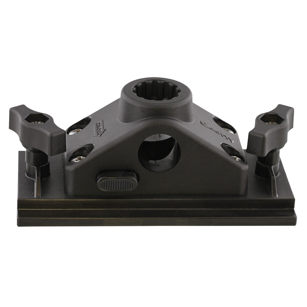 Scotty 340L Nylon Track Adapter for rod holder accessories, designed for easy mounting and secure attachment.