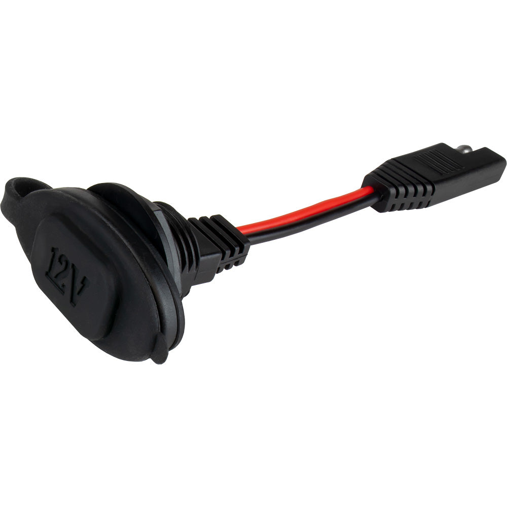 Sea-Dog Back Nut Mount Power Socket accessory, with durable mounting hardware visible in the image.