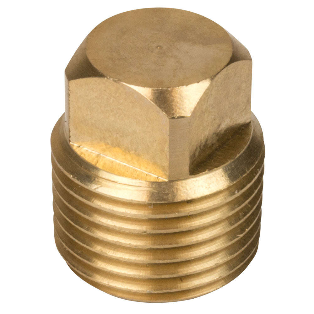Sea-Dog Garboard Replacement Plug made of machined bronze, designed as a durable accessory for boat hulls.