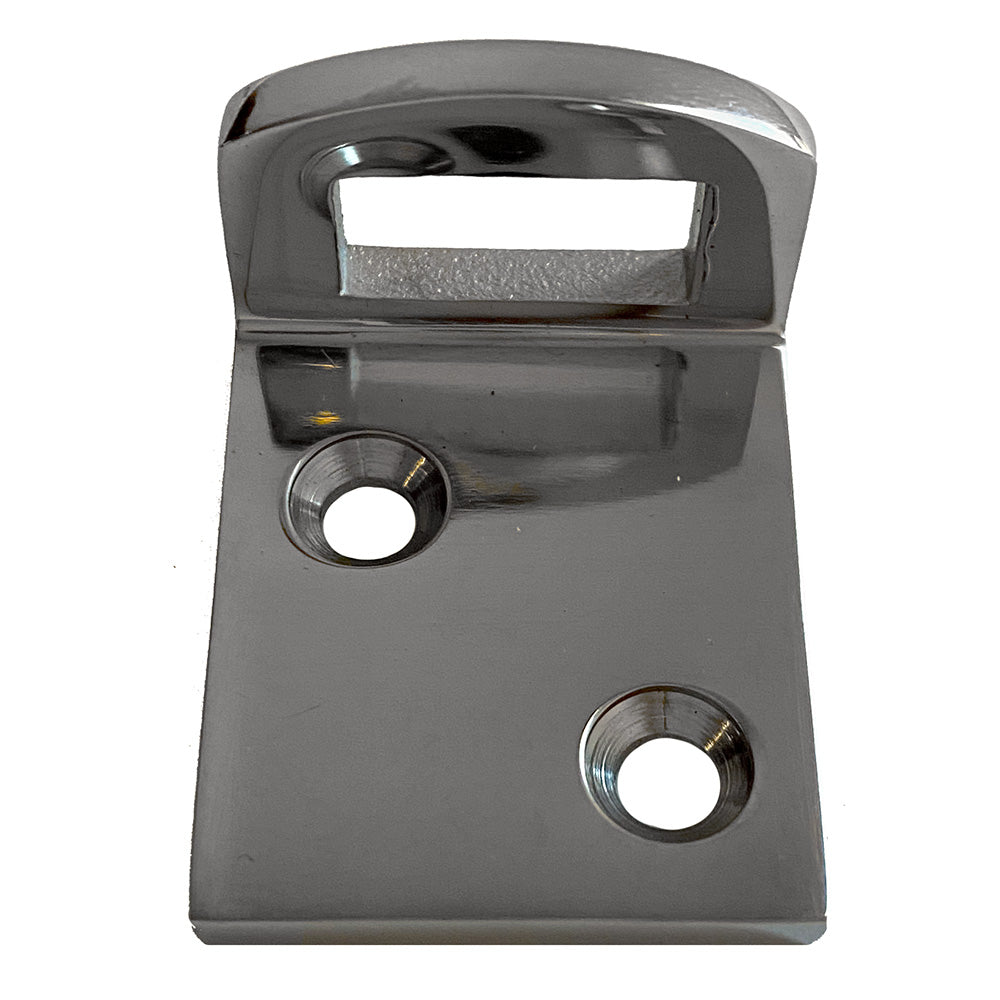 Chrome Sea-Dog Replacement Wall Catch accessory mounted on a wall for securing doors or panels.