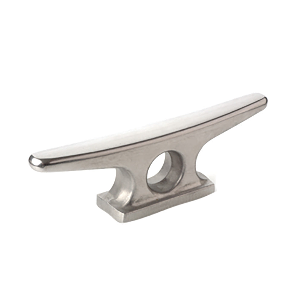 Sea-Dog Large Weldable Cleat made of cast 356-T6 aluminum, 10-inch marine cleat for secure boat fitting and docking.