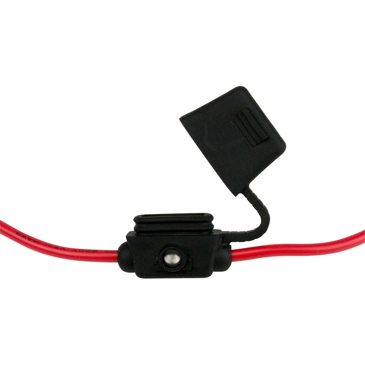 Sea-Dog ATO/ATC style inline LED fuse holder for up to 30A, designed for fuse blocks and fuses in marine electrical systems.