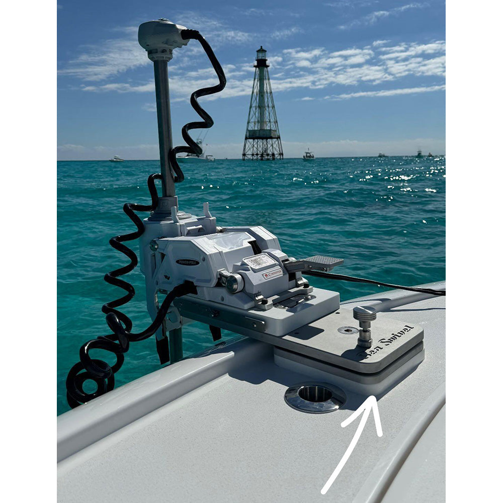 Sea Swivel 3/4" Riser Kit for Sea Swivel trolling motor accessories, compatible with StandardMount, shown in the image.