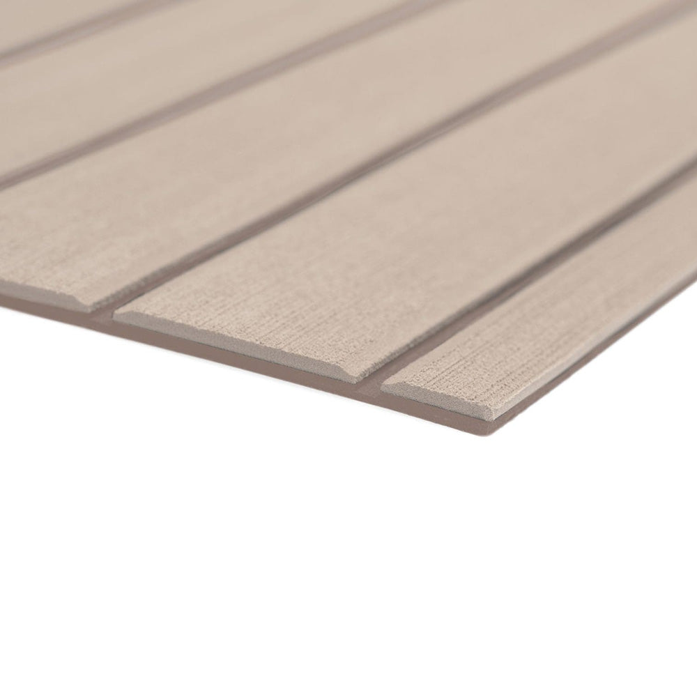 SeaDek 40" x 80" 6mm teak full sheet with brushed texture, ideal for deck and galley surfaces, in Mica/Terra color.