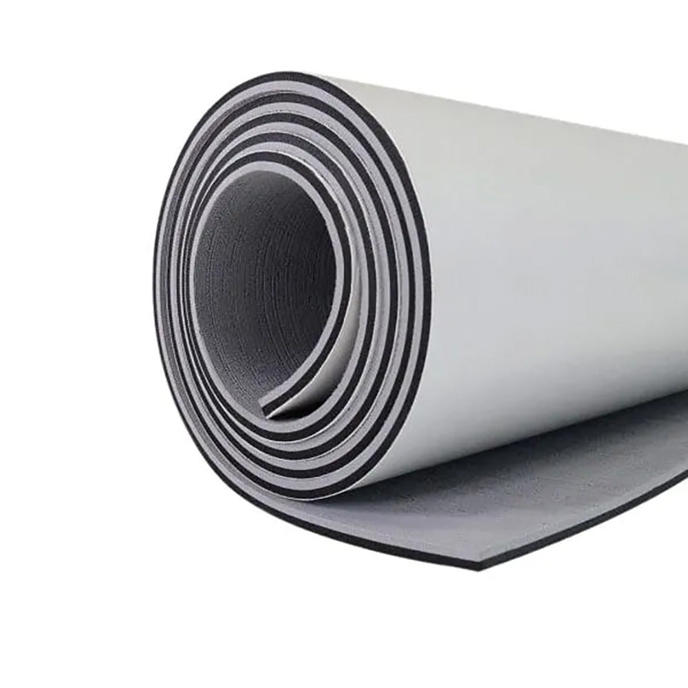 SeaDek 40x80 inch two-color full sheet for deck or galley, brushed texture in cool grey and black, 6mm thickness.