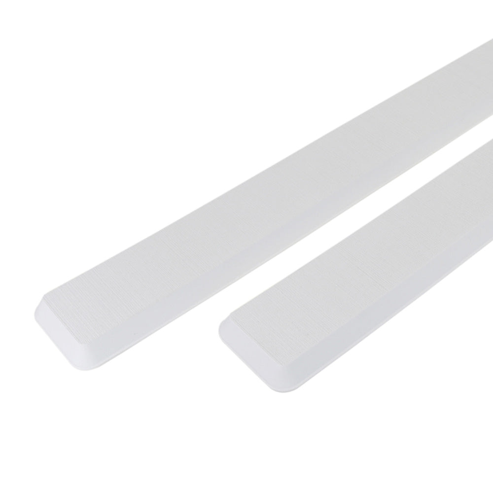 SeaDek Cockpit Coaming Bolster Set in white with brushed texture, 4" x 39", 20mm thick, designed for boat deck and galley use.