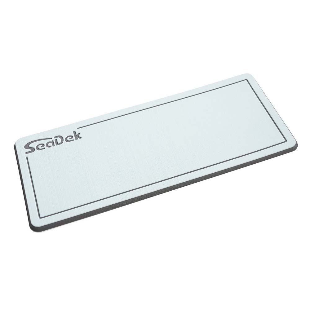 SeaDek Large Helm Pad for boat deck and galley in Caribbean Blue and Storm Grey, made by SeaDek.