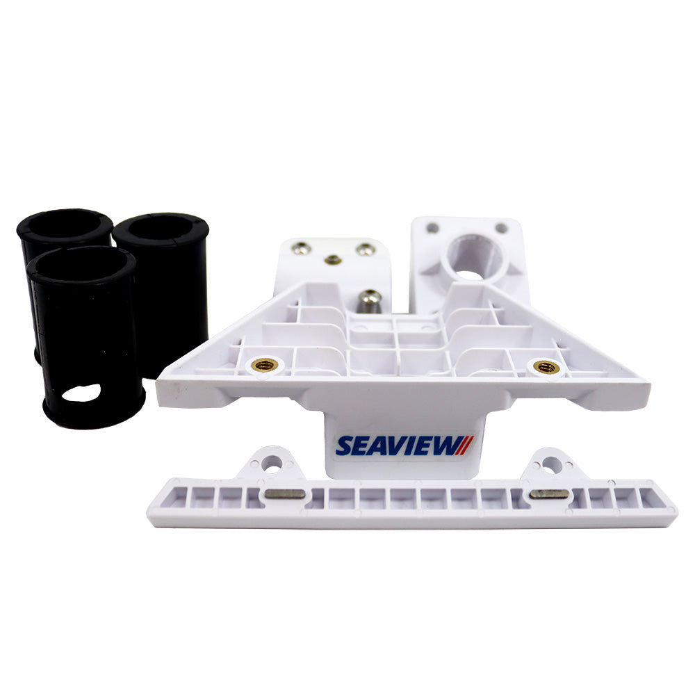 Seaview Starlink mini mounting bracket for 1 to 1.25-inch rails with threaded base, designed for antenna installation and accessories.