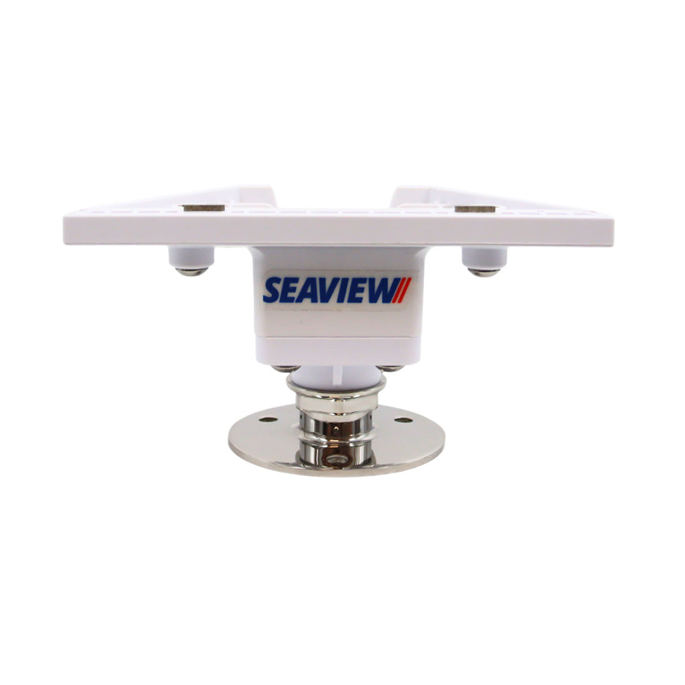 Seaview Starlink Mini Mounting Bracket for 1-1/4 inch rails with threaded base, antenna mounts and accessories.