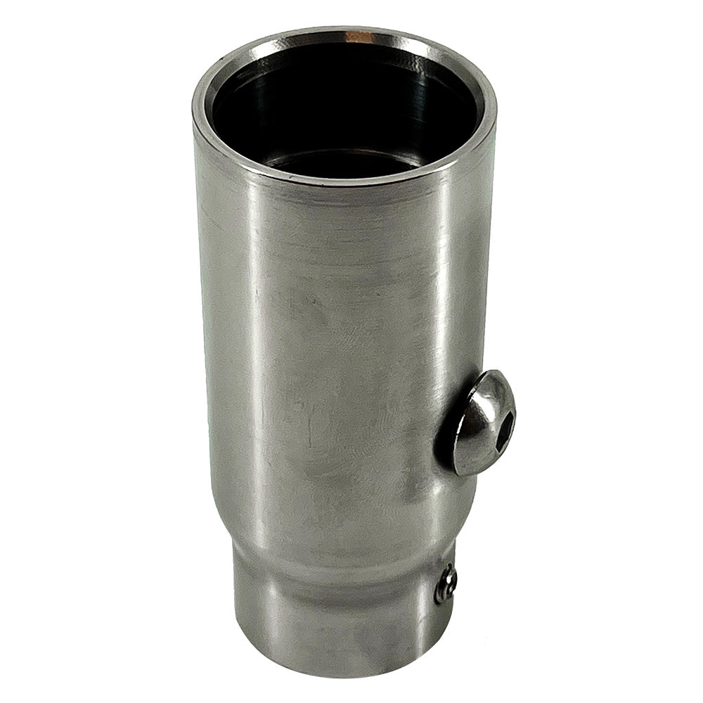 Seaview Starlink stainless steel 1-14 threaded adapter for antenna mounts and accessories, shown in a detailed close-up image.