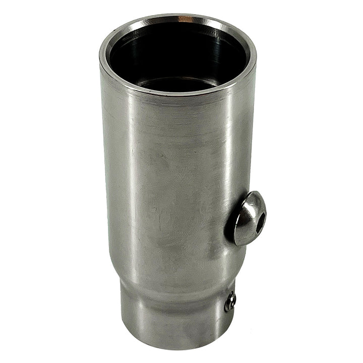 Seaview Starlink stainless steel 1-14 threaded adapter for antenna mounts and accessories, shown in a detailed close-up image.