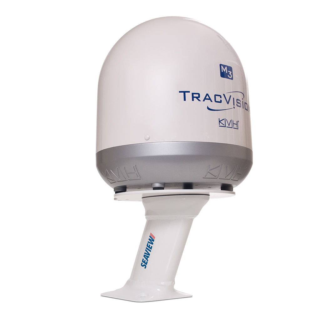 Seaview 10-inch modular radar and TV mount with forward raked design and 7x7 base plate, top plate required, for secure installation.