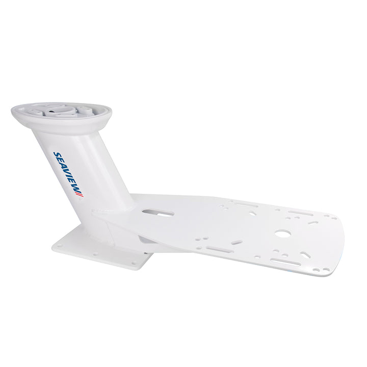 Seaview 12.5-inch dual mount for radar and TV domes with top plate, sturdy marine radar/TV mount by Seaview.