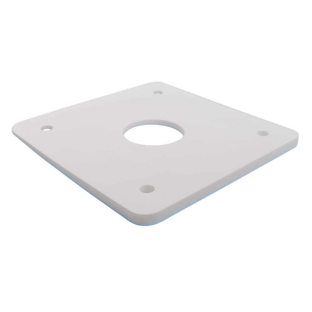Seaview Radar and TV Mounts Seaview 4 Wedge base for 10x10 radar or TV installation, black metal mount with adjustable tilt