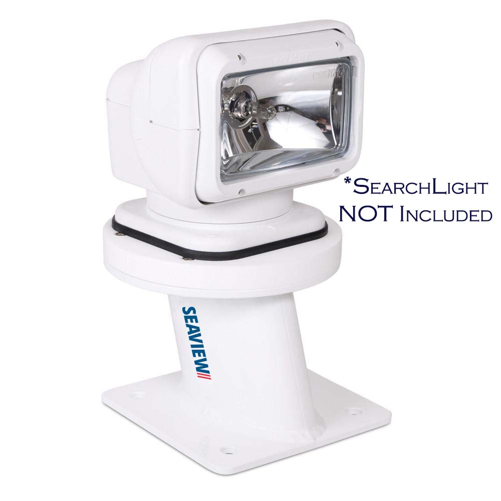 Seaview 5.25" AFT Leaning Mount for Searchlights and Thermal Cameras with 7x7-inch base plate, designed for radar and TV mounts.