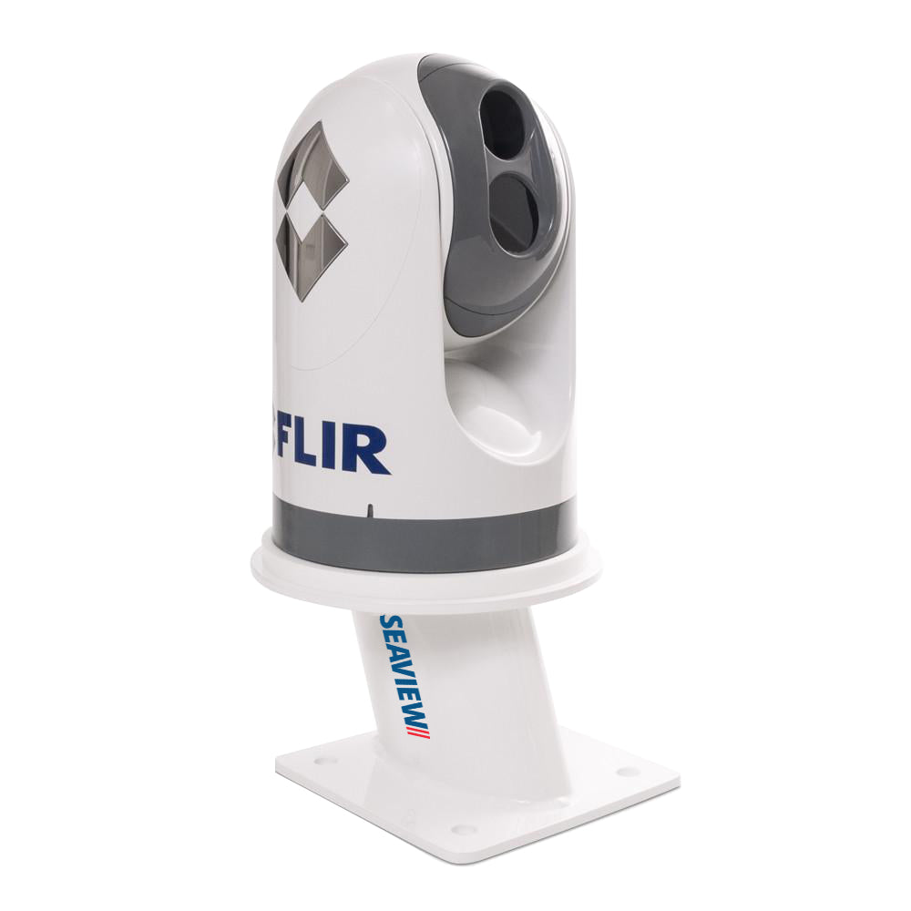 Seaview 5.5-inch thermal camera mount for M100 M200 series radar and TV mounts, with aft leaning design.