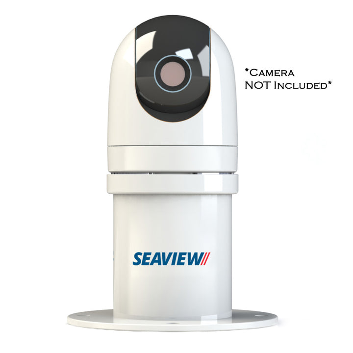Seaview 5-inch vertical camera mount for Sionyx, designed for radar and TV mounting, with sturdy construction and adjustable features.