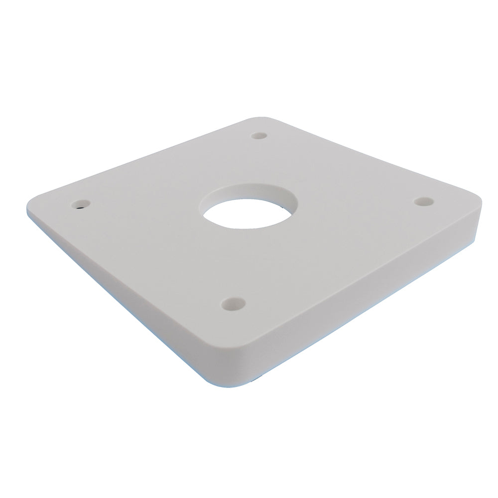 Seaview 6 Degree Wedge Radar Mount Base Plate for 7x7 radar or TV mounts, durable Seaview marine mounting hardware