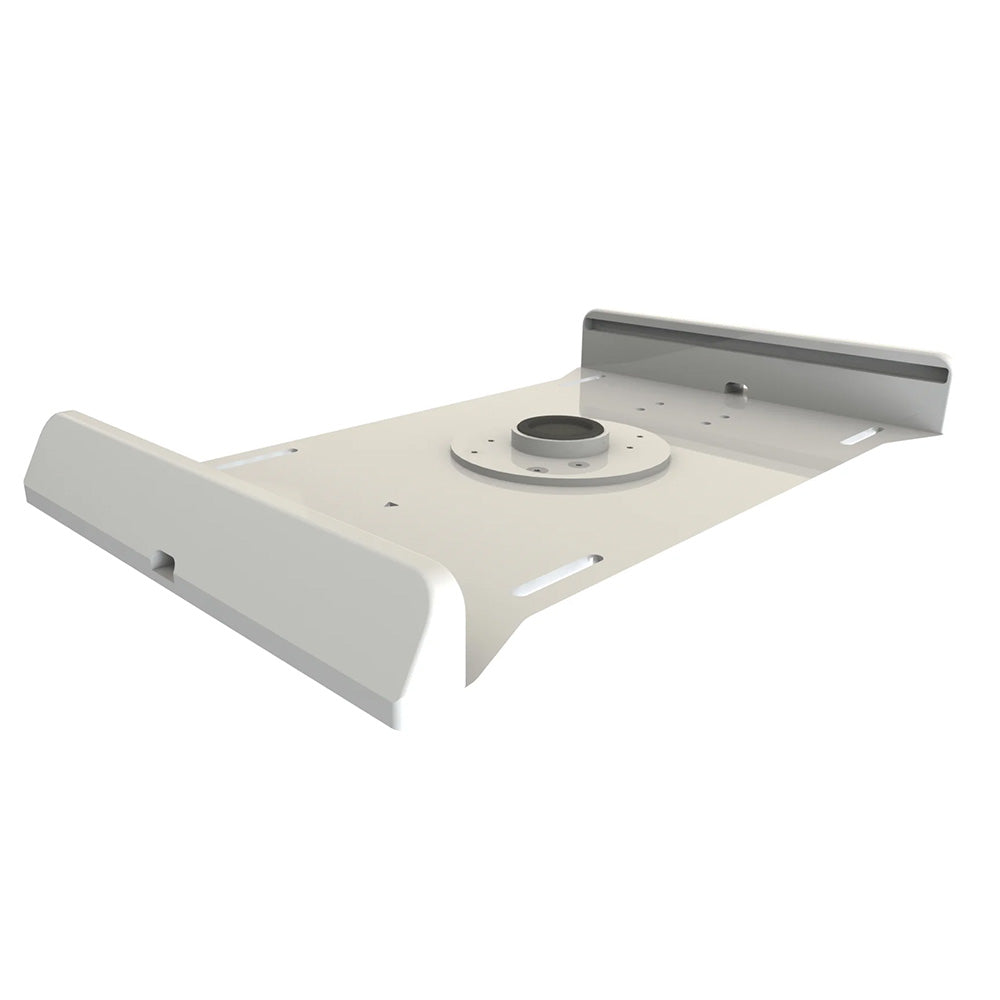 Seaview Gen 3 Starlink antenna mount top plate for radar and TV mounts, fits mounts ending in M1 or M2, stainless steel construction.
