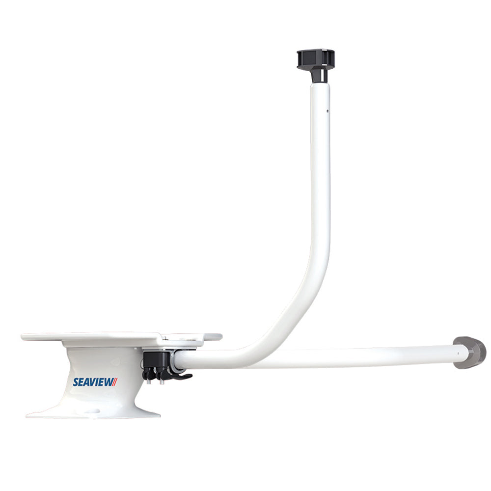 Seaview Light Bar Clamp for LTB-R, LTB-S, LTB-S24, LTB-13 radar and TV mounts, featuring quick fold-over functionality.